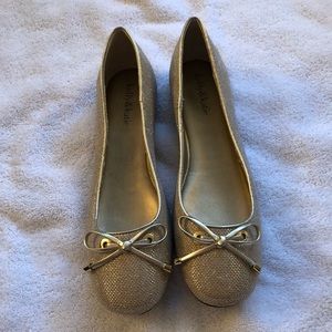 Gold Kelly & Katie flats